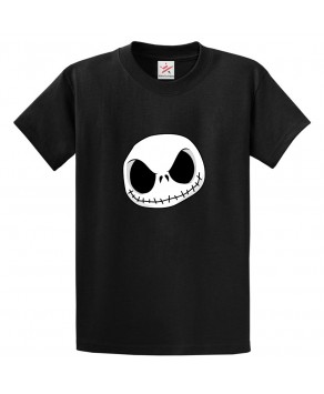 Jack Skellington Classic Unisex Kids and Adults T-Shirt for Halloween